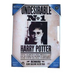 Harry Potter Glass Poster Undesirable No. 1 30 x 40 cm