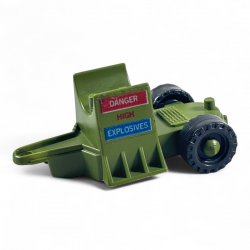 G.I. Joe: A Real American Hero - Weapon Transport Vehicle Green Trailer