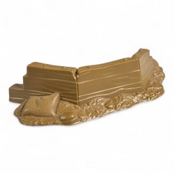 G.I. Joe: A Real American Hero - Cobra Rifle Range Light Brown Embankment