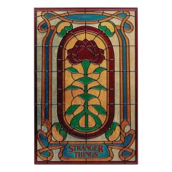 Stranger Things Resin Plaque Creel House Stained Glass Window