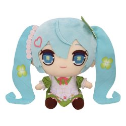 Hatsune Miku Kyurumaru Big Plush Figure Clover 26 cm