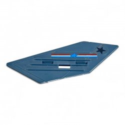 G.I. Joe: A Real American Hero - Skystorm Cross-Wing Chopper Grey Right Rudder Wing