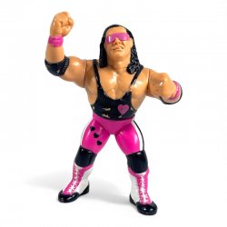 WWF - Bret Hart (Black Shirt) (Pink Heart)