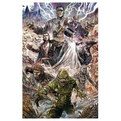 Universal Monsters Art Print Universal Monsters by Vincenzo Riccardi 61 x 41 cm - unframed