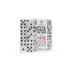 Q Workshop Dice Set Full Pack D6 Pearl (20)