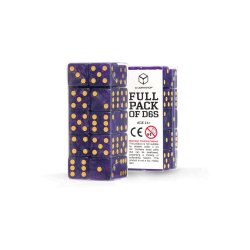 Q Workshop Dice Set Full Pack D6 Shimmering Purple (20)
