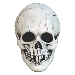 Mabry Monsters Mask Night Owl Skull White