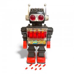 Sentinel 13" Giant Walking Piston Action Robot