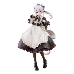 Wandering Witch: The Journey of Elaina F:NEX PVC Statue 1/7 Elaina Maid costume with cat ears Ver. 24 cm