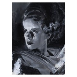 Bride of Frankenstein Art Print Bride of Frankenstein by Chris Valentine 41 x 31 cm - unframed