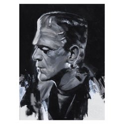 Bride of Frankenstein Art Print Frankenstein by Chris Valentine 41 x 31 cm - unframed