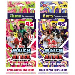 Bundesliga Match Attax Trading Cards 2025/26 Update Eco Pack