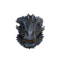 Game of Thrones Latex Mask White Walker Dragon