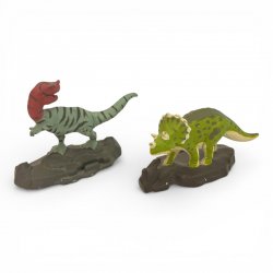 Jurassic Park - Ceratosaurus and Triceratops Die Cast Metal Dinosaur