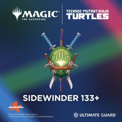 Ultimate Guard Sidewinder 133+ Xenoskin Magic: The Gathering | Teenage Mutant Ninja Turtles - Blue Pizza