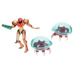 World of Nintendo Metroid Mini Figure 3-Pack Samus Bounty Hunter 6 cm