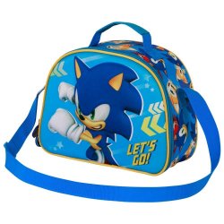 Sonic - The Hedgehog 3D Lunch Bag SEGA Go Blue