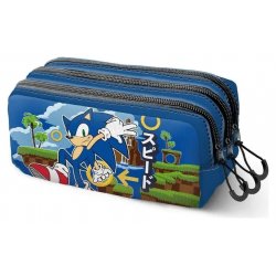 Sonic - The Hedgehog Fan Trick Pencil case 2.2 SEGA Greenhill Multicolour