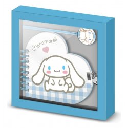 Sanrio Heart Diary & Pen Gift Set Cinnamoroll Vichy Multicolour
