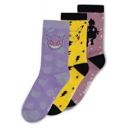 Pokémon Socks 3-Pack Crew 43-46