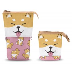 Oh My Pop! Cute Pencil case Shiba Pink