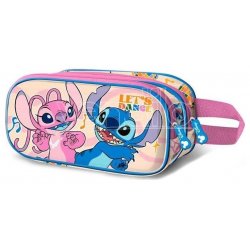 Lilo & Stitch 3D Double Pencil case Dance Pink