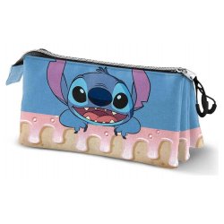 Lilo & Stitch Triple Pencil case Cake Blue