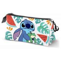 Lilo & Stitch Triple Pencil case Frog Multicolour