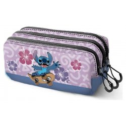 Lilo & Stitch Fan Trick Pencil case 2.2 Skate Lilac