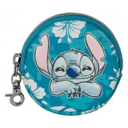 Lilo & Stitch Face-Cookie Coin Purse Aloha Blue
