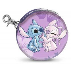 Lilo & Stitch Face-Cookie Coin Purse Stitch & Angel Pink