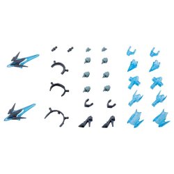 Kotobukiya M.S.G. Model Kit Accessory Set Mecha Supply 34 Holonic Headdress & Holonic High Heels Grey Ver.