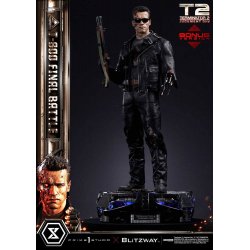Terminator 2 Museum Masterline Series Statue 1/3 T-800 Final Battle Deluxe Bonus Version 75 cm