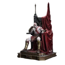 Throne Legacy God of War Series Statue 1/3 Ragnarok Young Thyself Kratos 91 cm