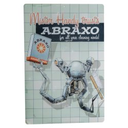 Fallout Metal Sign Mr. Handy