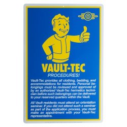 Fallout Metal Sign Procedures
