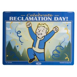 Fallout Metal Sign Reclamation Day