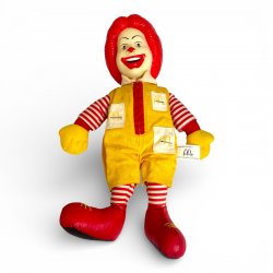 McDonaldland Character Plush Toy Figure Ronald McDonald