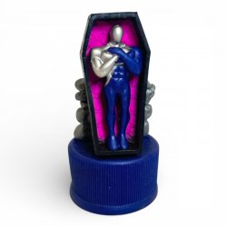 Pepsi Man Movie Monsters in Coffin Bottle Cap