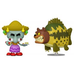 SpongeBob SquarePants POP! Animation Vinyl Figure 2-Pack Squidward & Sea Bear 9 cm