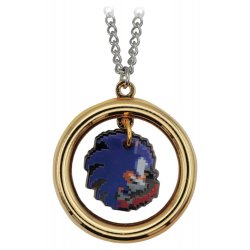 Sonic - The Hedgehog Necklace with Pendant Ring