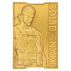 Metal Gear Solid 2 Ingot Snake 24k Gold Plated Limited Edition