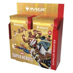 Magic the Gathering Marvel Super Heroes Collector Booster Display (12) german