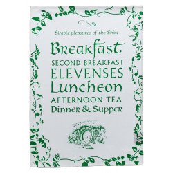 Lord of the Rings Tea Towel Simple Pleasures of the Shire 72 cm