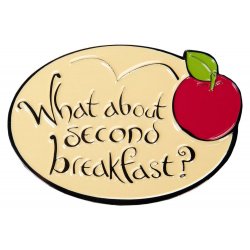 Lord of the Rings Magnet What About Second Breakfast? (Enamel) 7 cm