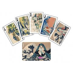 Katsushika Hokusai x Hatsune Miku Playing Cards
