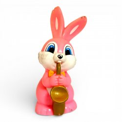 SS Pharmaceutical Rabbit Mascot Pyon-Chan Saxophone