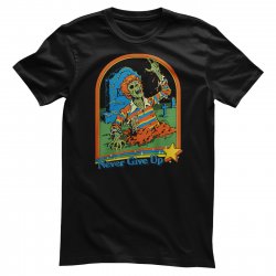 Steven Rhodes - Never Give Up T-Shirt Black