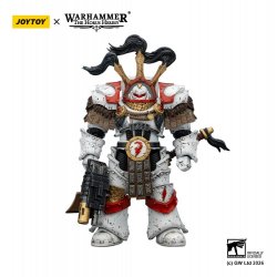 Warhammer 40,000 Action Figure White Scars Legion Praetor in Cataphractii 14 cm