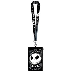 The Nightmare Before Christmas Lanyard with Pouch Passport Holder